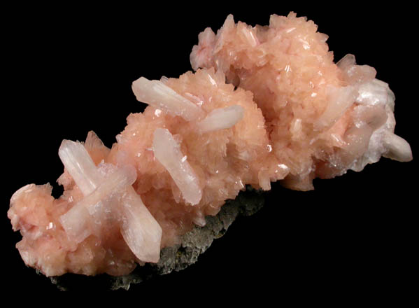 Heulandite-Ca with Stilbite-Ca from Pune District, Maharashtra, India