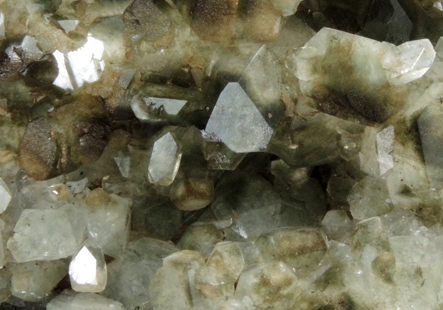 Apophyllite with Chlorite inclusions from Millington Quarry, Bernards Township, Somerset County, New Jersey