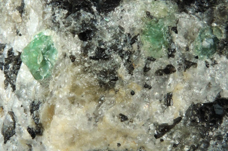 Beryl var. Emerald from Crabtree Mine, Spruce Pine, Mitchell County, North Carolina