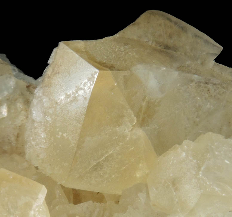 Calcite (interpenetrant-twinned crystals) from Oxbow-Rossie Road, Rossie, St. Lawrence County, New York