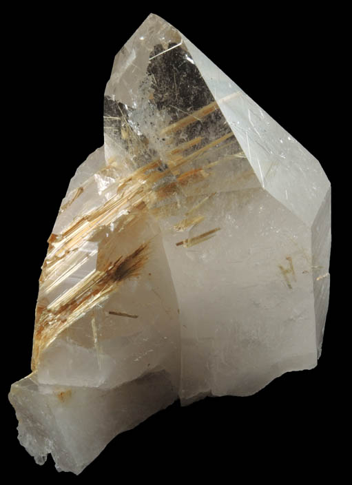 Quartz with Rutile inclusions (Rutilated Quartz) from Novo Horizonte, Bahia, Brazil