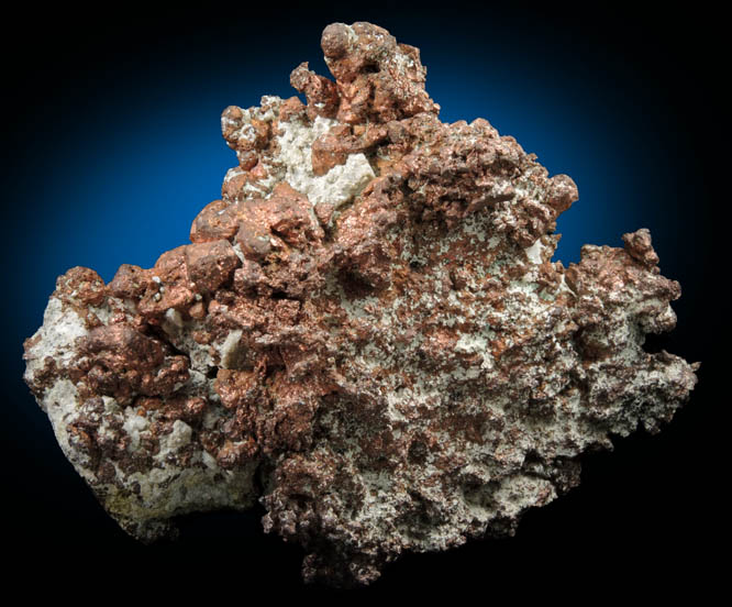 Copper (crystallized) from Keweenaw Peninsula Copper District, Michigan