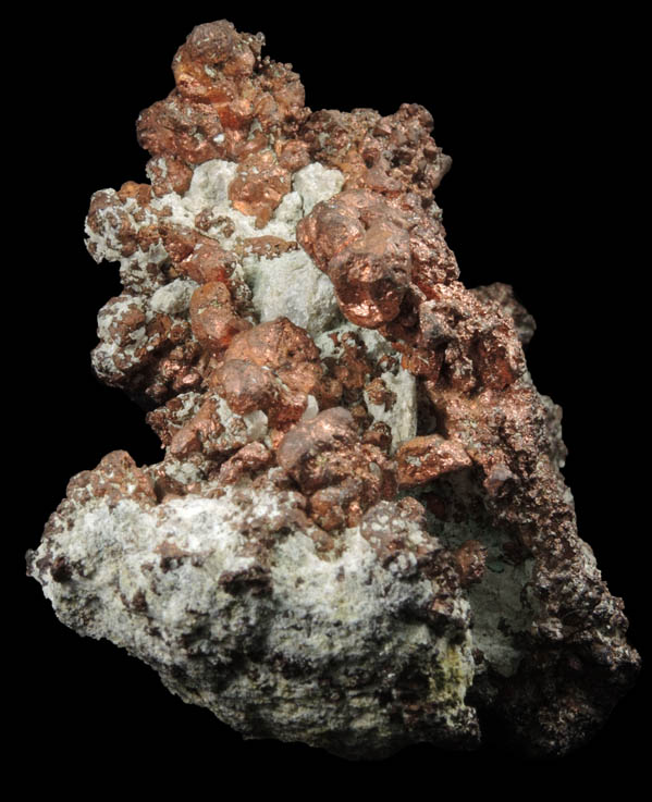 Copper (crystallized) from Keweenaw Peninsula Copper District, Michigan