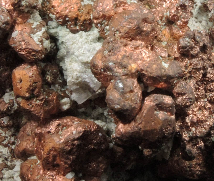 Copper (crystallized) from Keweenaw Peninsula Copper District, Michigan