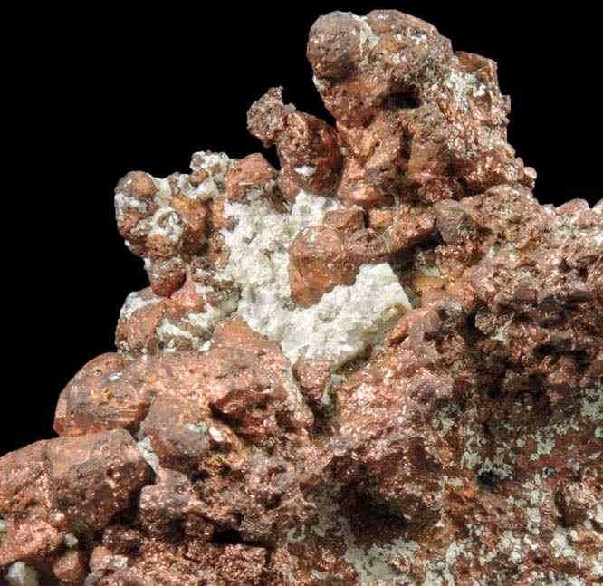 Copper (crystallized) from Keweenaw Peninsula Copper District, Michigan