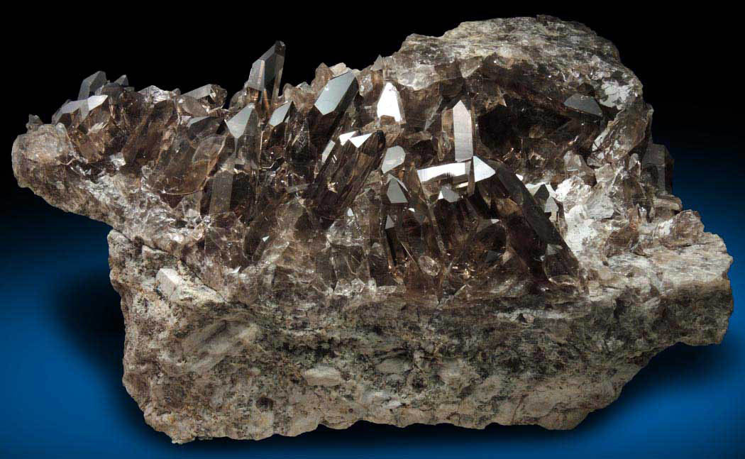 Quartz var. Smoky Quartz from Smoky Bear Quartz Claim, Sierra Blanca, White Mountain Wilderness, Lincoln County, New Mexico