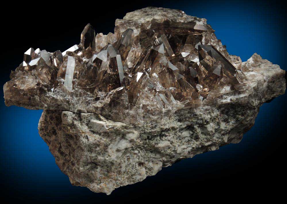 Quartz var. Smoky Quartz from Smoky Bear Quartz Claim, Sierra Blanca, White Mountain Wilderness, Lincoln County, New Mexico