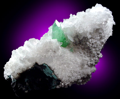 Apophyllite on Stilbite from Nashik District, Maharashtra, India