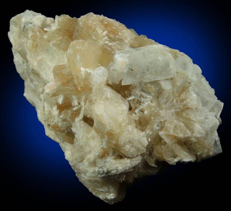 Apophyllite, Stilbite, Laumontite from Upper New Street Quarry, Paterson, Passaic County, New Jersey