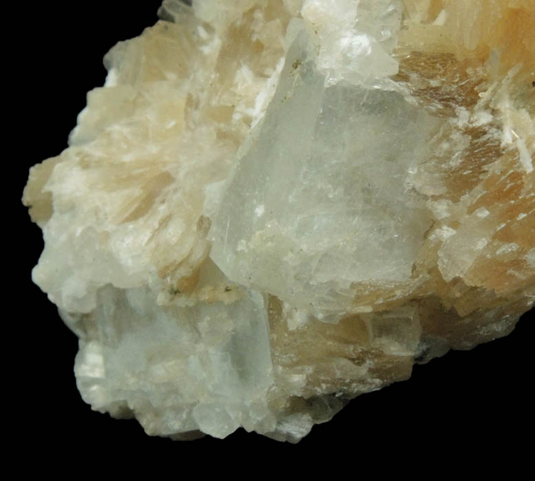 Apophyllite, Stilbite, Laumontite from Upper New Street Quarry, Paterson, Passaic County, New Jersey