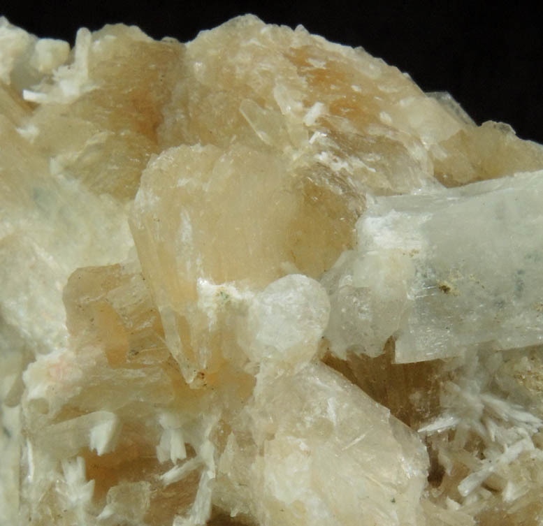 Apophyllite, Stilbite, Laumontite from Upper New Street Quarry, Paterson, Passaic County, New Jersey