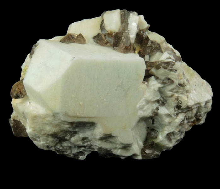 Microcline and Smoky Quartz from Moat Mountain, Oliver Diggings, Hale's Location, west of North Conway, Carroll County, New Hampshire