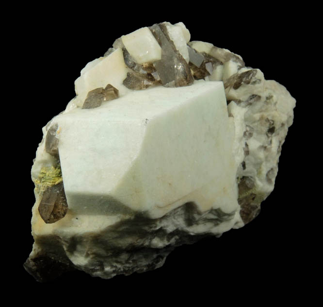 Microcline and Smoky Quartz from Moat Mountain, Oliver Diggings, Hale's Location, west of North Conway, Carroll County, New Hampshire