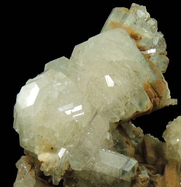 Apophyllite with Chlorite inclusions from Millington Quarry, Bernards Township, Somerset County, New Jersey