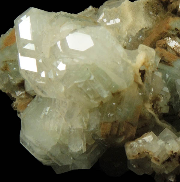 Apophyllite with Chlorite inclusions from Millington Quarry, Bernards Township, Somerset County, New Jersey