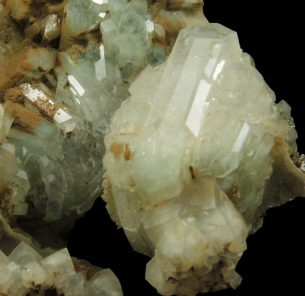 Apophyllite with Chlorite inclusions from Millington Quarry, Bernards Township, Somerset County, New Jersey