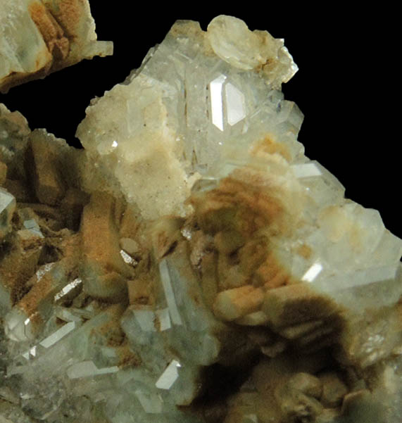 Apophyllite with Chlorite inclusions from Millington Quarry, Bernards Township, Somerset County, New Jersey