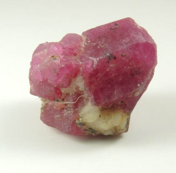 Corundum var. Ruby from Mogok District, 115 km NNE of Mandalay, Mandalay Division, Myanmar (Burma)