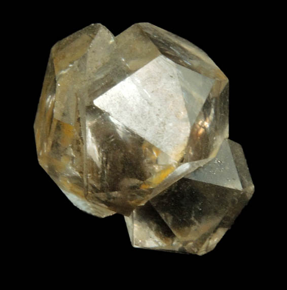 Quartz var. Herkimer Diamonds with hydrocarbon inclusions from Hickory Hill Diamond Diggings, Fonda, Montgomery County, New York