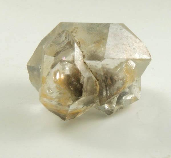 Quartz var. Herkimer Diamonds with hydrocarbon inclusions from Hickory Hill Diamond Diggings, Fonda, Montgomery County, New York