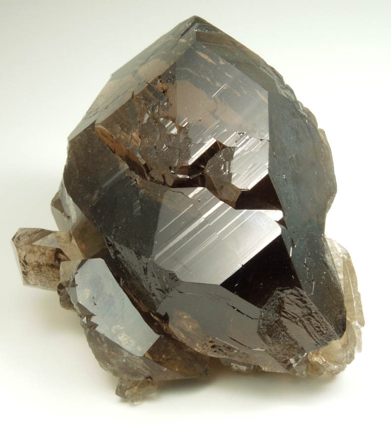 Quartz var. Smoky Quartz Gwindel from Val Giuv, Tujetsch, Sedrun, Grischun (Grisons), Switzerland