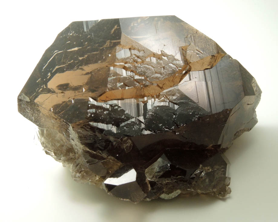 Quartz var. Smoky Quartz Gwindel from Val Giuv, Tujetsch, Sedrun, Grischun (Grisons), Switzerland