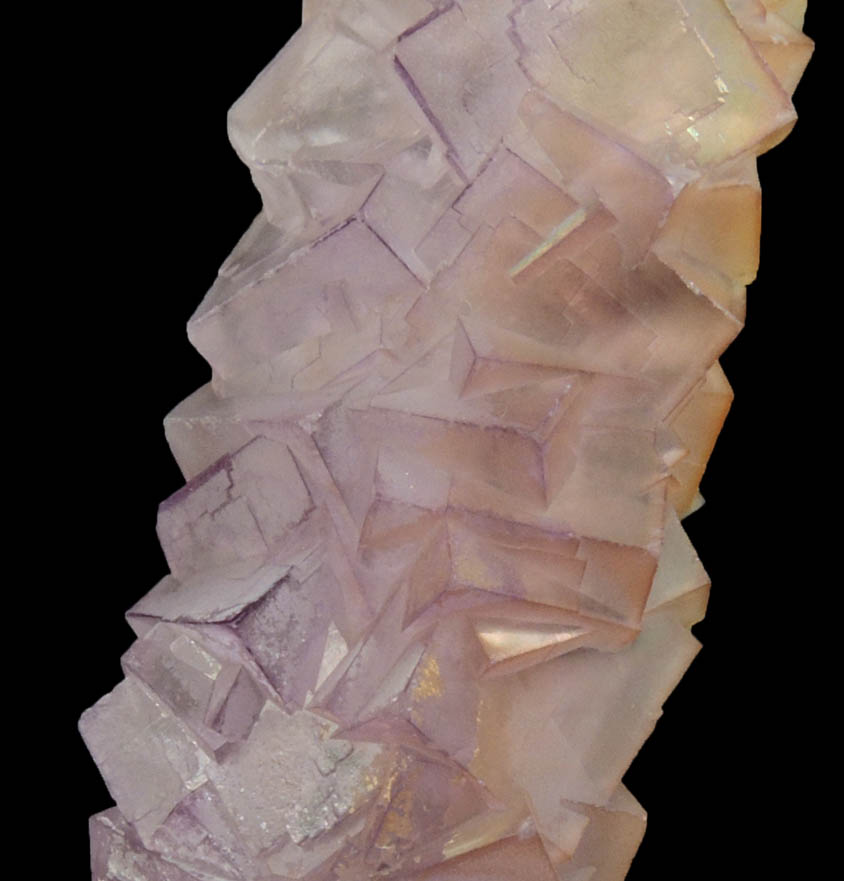 Fluorite over Stibnite from Weishan, Dali Autonomous Prefecture, Yunnan, China