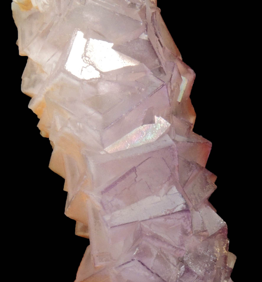 Fluorite over Stibnite from Weishan, Dali Autonomous Prefecture, Yunnan, China