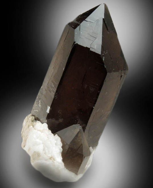 Quartz var. Smoky Quartz from Moat Mountain, west of North Conway, Carroll County, New Hampshire