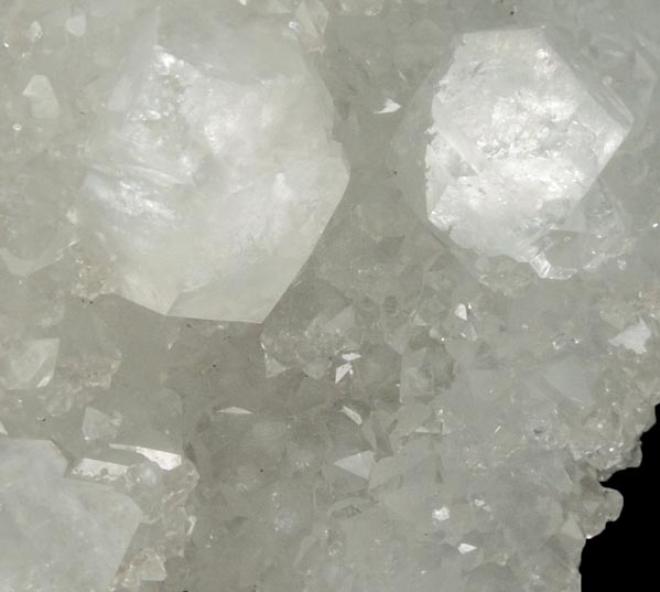 Apophyllite on Quartz from Mumbai (Bombay) District, Maharashtra, India