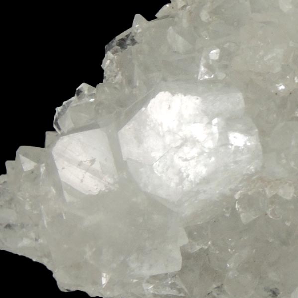 Apophyllite on Quartz from Mumbai (Bombay) District, Maharashtra, India