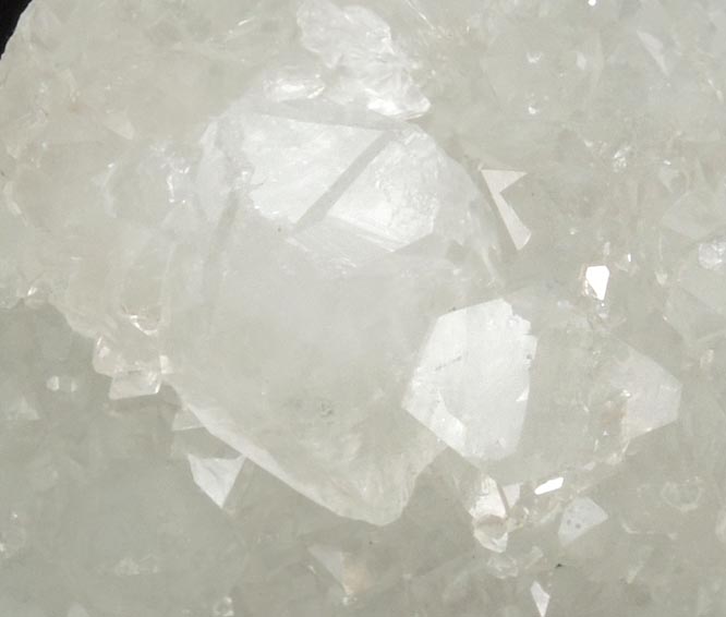 Apophyllite on Quartz from Mumbai (Bombay) District, Maharashtra, India