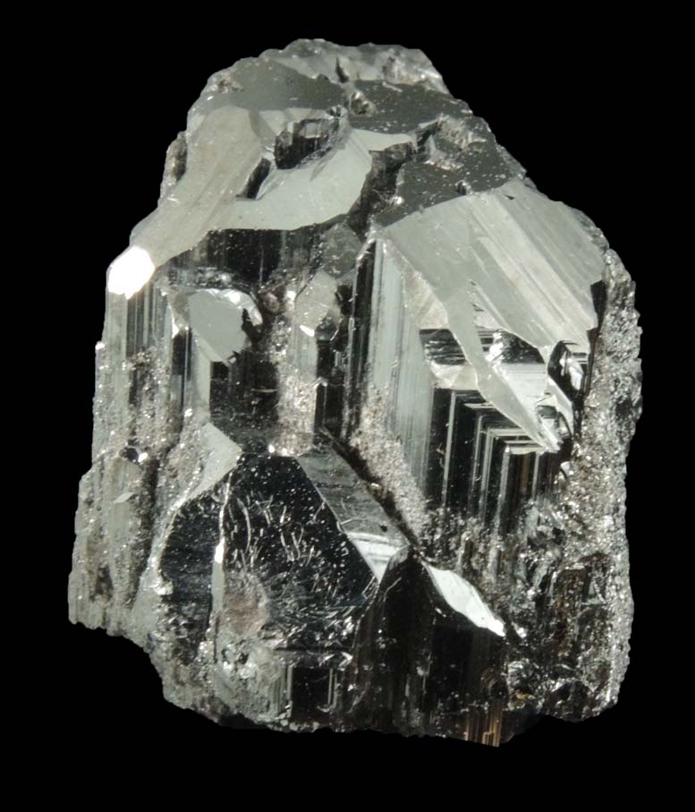 Bournonite (twinned crystals) from Yaogangxian Mine, 32 km southeast of Chenzhou, Hunan, China