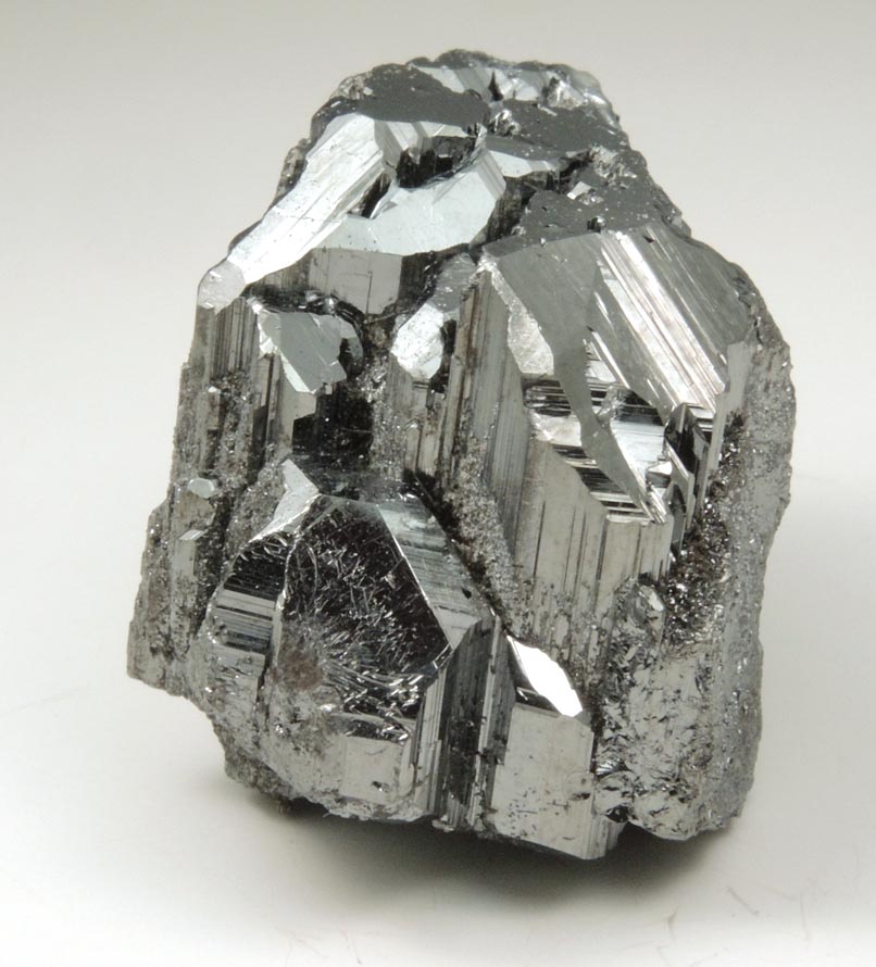 Bournonite (twinned crystals) from Yaogangxian Mine, 32 km southeast of Chenzhou, Hunan, China