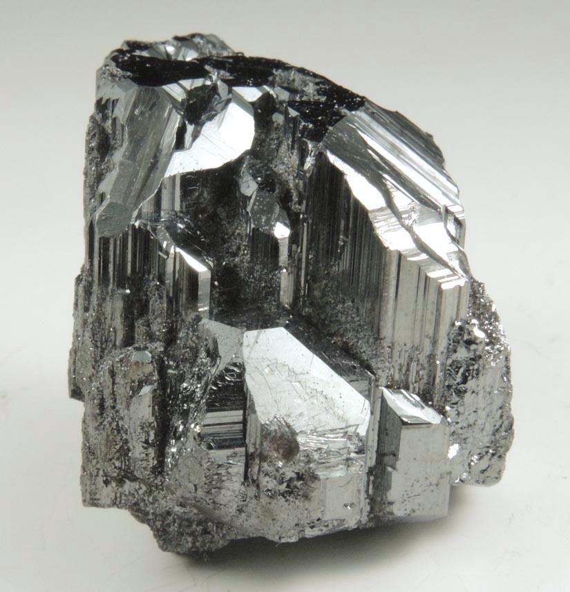 Bournonite (twinned crystals) from Yaogangxian Mine, 32 km southeast of Chenzhou, Hunan, China