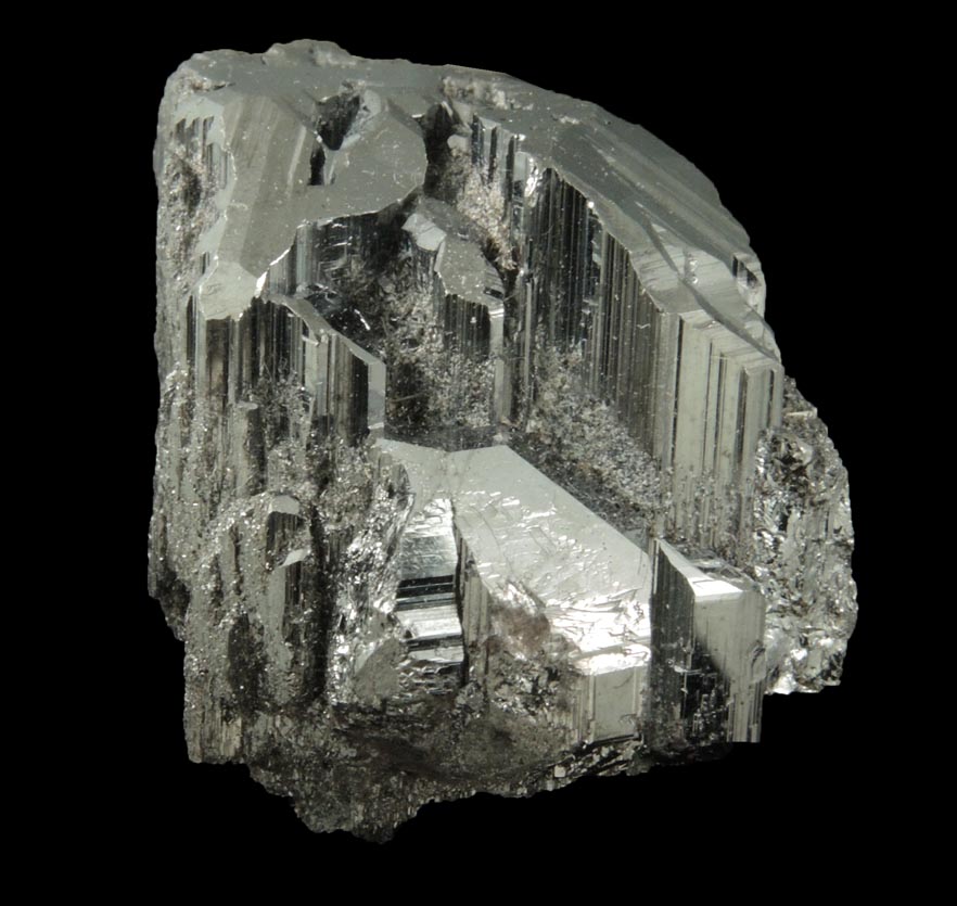 Bournonite (twinned crystals) from Yaogangxian Mine, 32 km southeast of Chenzhou, Hunan, China