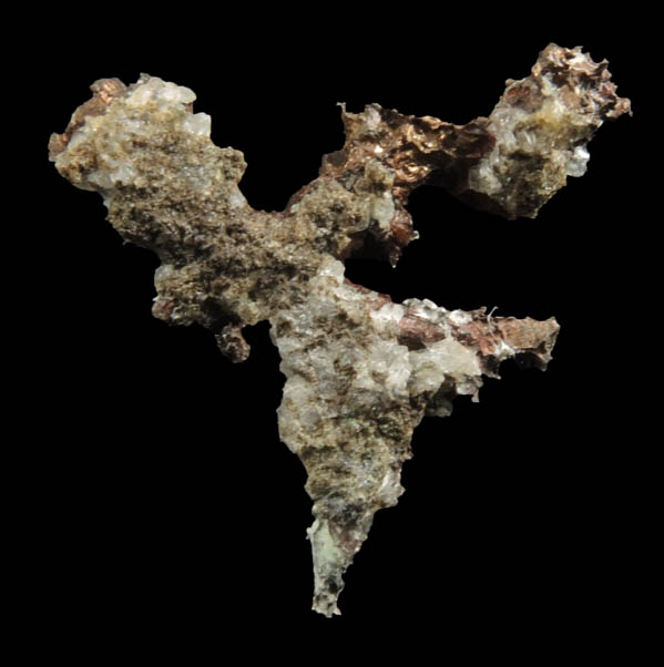 Copper from Chimney Rock Quarry, Bound Brook, Somerset County, New Jersey