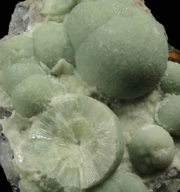 Wavellite from Mauldin Mountain, Montgomery County, Arkansas