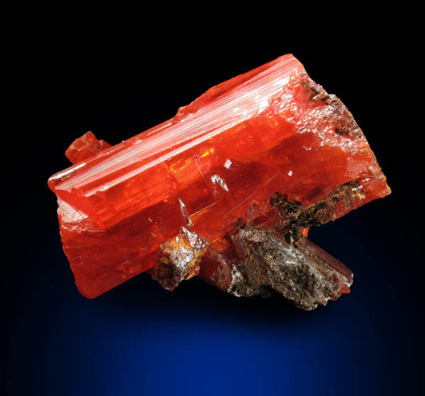 Crocoite from Red Lead Mine, Tasmania, Australia