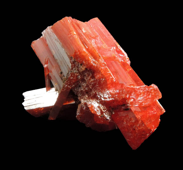 Crocoite from Red Lead Mine, Tasmania, Australia