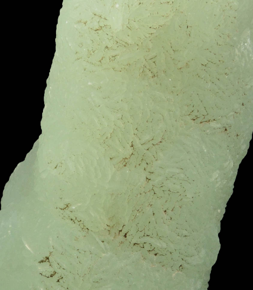 Prehnite pseudomorph after Anhydrite (epimorph) from Upper New Street Quarry, Paterson, Passaic County, New Jersey