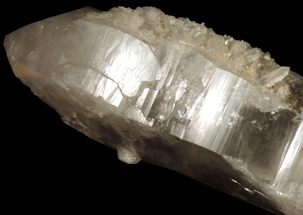 Quartz var. Smoky Quartz (doubly terminated) from Peter's Pocket, Bartlett, Carroll County, New Hampshire