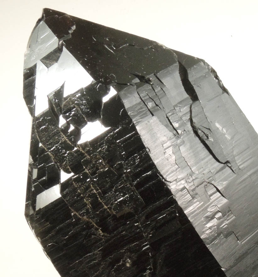 Milarite on Quartz var. Smoky Quartz from Cliff Site, Moat Mountain, Hale's Location, west of North Conway, New Hampshire