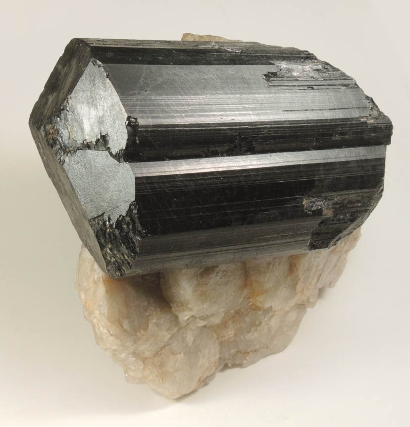 Schorl Tourmaline in Quartz from Golden Beryl Site, Nottingham, Rockingham County, New Hampshire