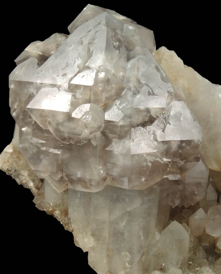 Quartz var. Smoky-Amethyst Scepter-formation from Black Cap Mountain, east of North Conway, Carroll County, New Hampshire