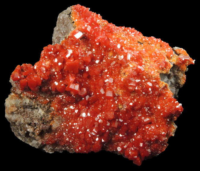 Vanadinite from Pure Potential Mine (North Geronimo Mine), La Paz County, Arizona