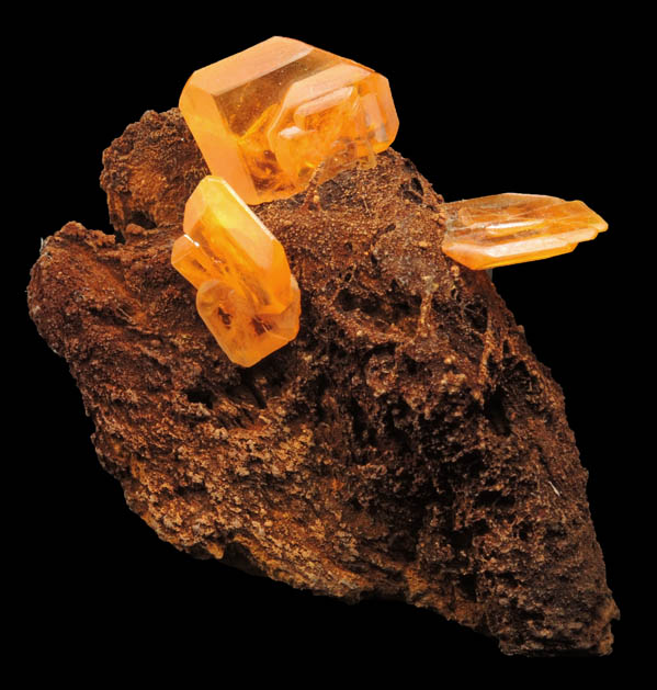 Wulfenite from San Francisco Mine, Cerro Prieto, north of Cucurpe, Sonora, Mexico