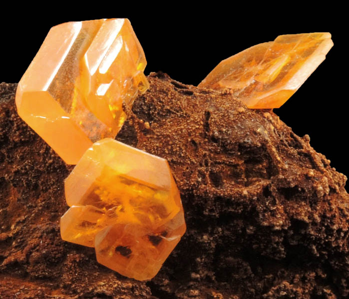 Wulfenite from San Francisco Mine, Cerro Prieto, north of Cucurpe, Sonora, Mexico