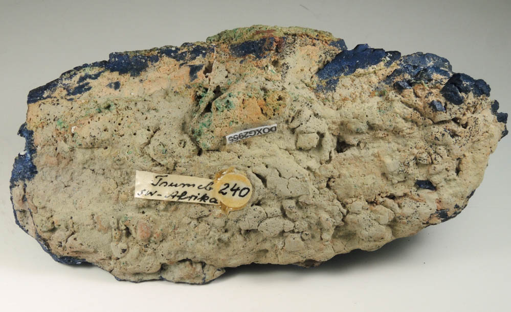 Azurite from Tsumeb Mine, Otavi-Bergland District, Oshikoto, Namibia